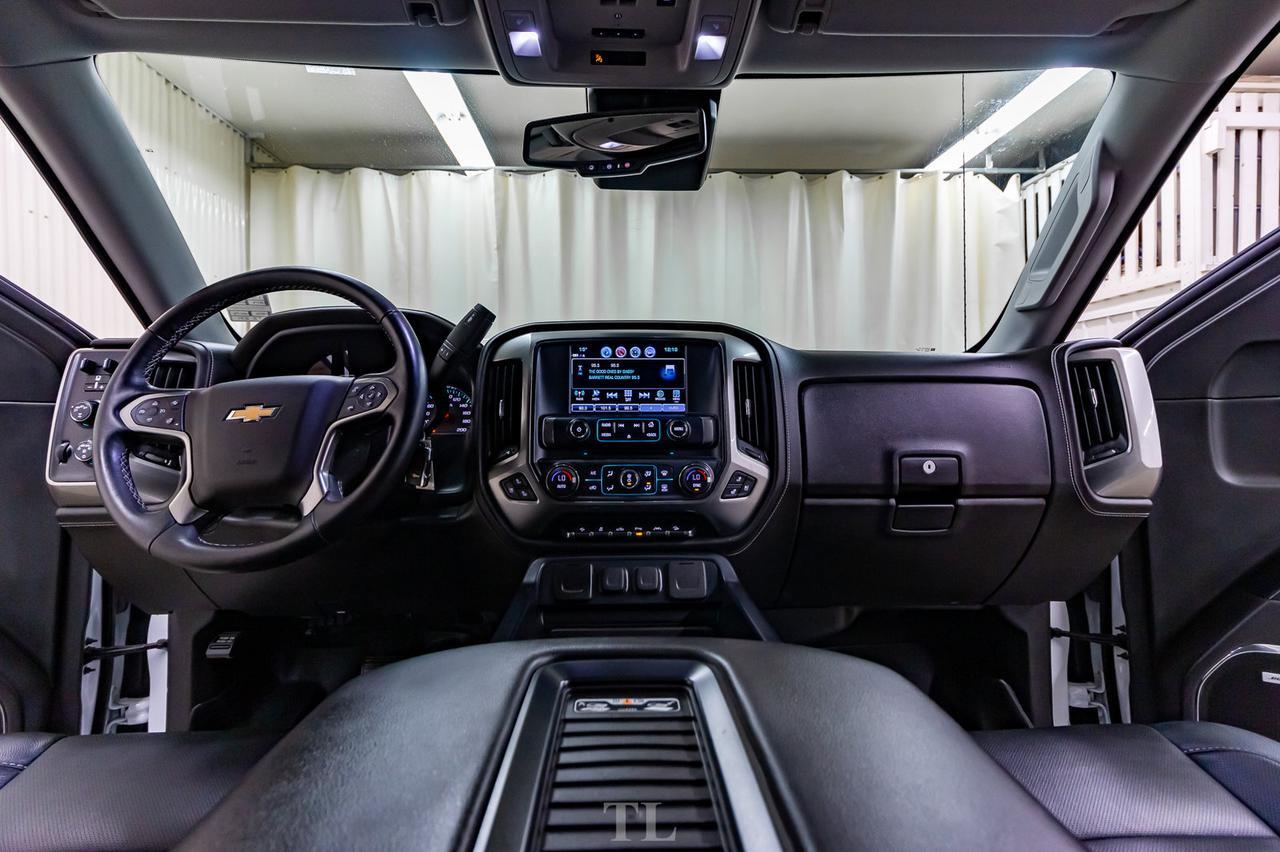 2018 Chevrolet Silverado 1500 4x4 Crew Cab LTZ Z71 4" Lift Wheels Leather Roof Nav Red Deer AB
