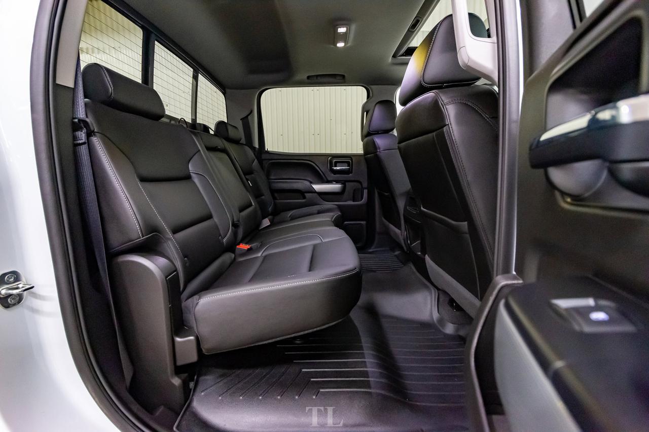 2018 Chevrolet Silverado 1500 4x4 Crew Cab LTZ Z71 4&quot; Lift Wheels Leather Roof Nav Red Deer AB