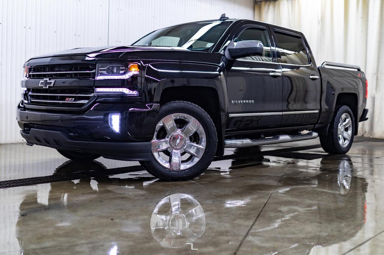 2018 Chevrolet Silverado 1500 4x4 Crew Cab LTZ Z71 GFX Leather Roof Red Deer AB