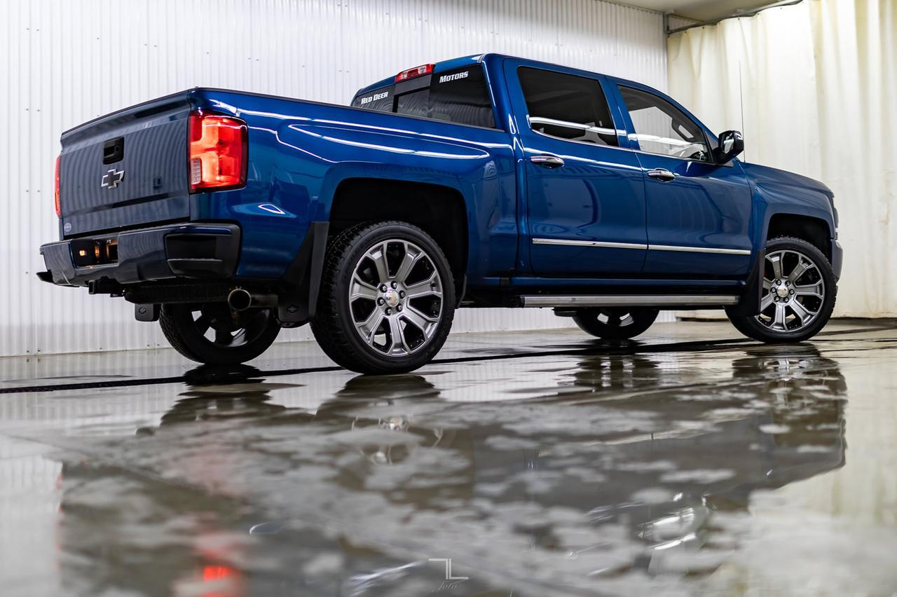 2018 Chevrolet Silverado 1500 4x4 Crew Cab LTZ  Z71 Leather Roof Nav 22" Wheels Red Deer AB