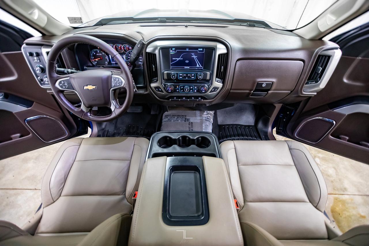 2018 Chevrolet Silverado 1500 4x4 Crew Cab LTZ  Z71 Leather Roof Nav 22" Wheels Red Deer AB