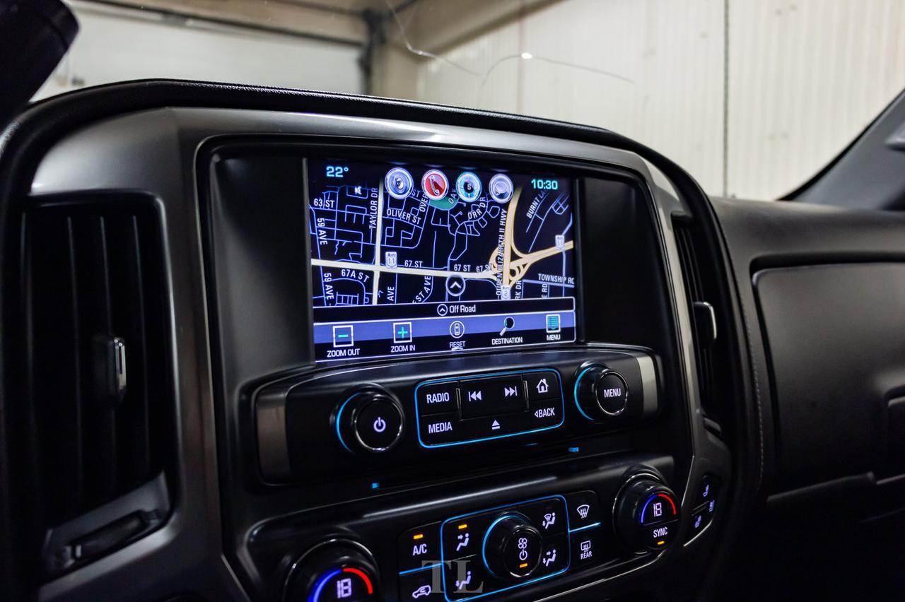 2018 Chevrolet Silverado 1500 4x4 Crew Cab LTZ Z71 Leather Roof Nav BCam Red Deer AB