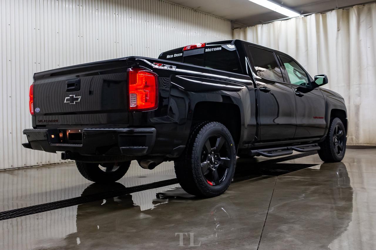 2018 Chevrolet Silverado 1500 4x4 Crew Cab LTZ Z71 Leather Roof Nav BCam Red Deer AB