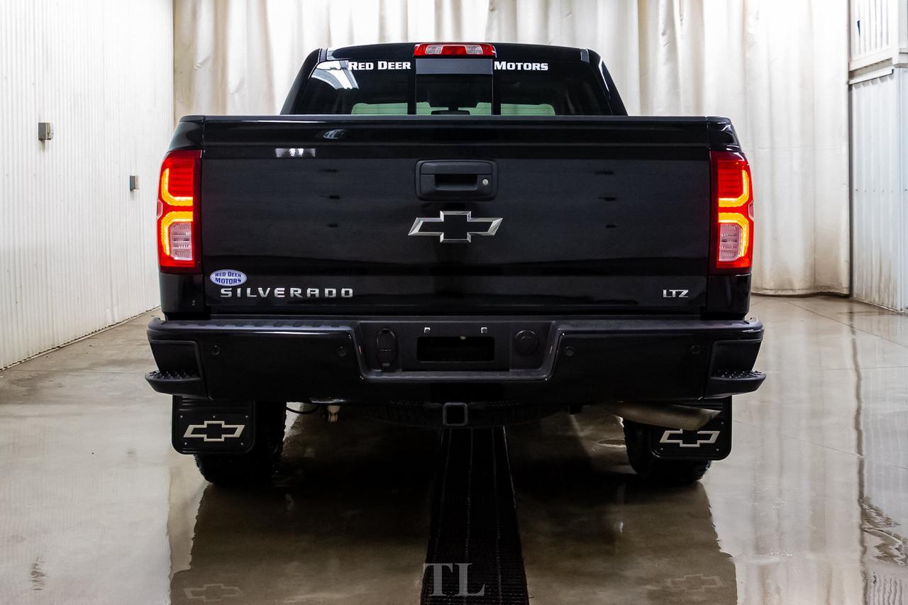2018 Chevrolet Silverado 1500 4x4 Crew Cab LTZ Z71 Leather Roof Nav BCam Red Deer AB