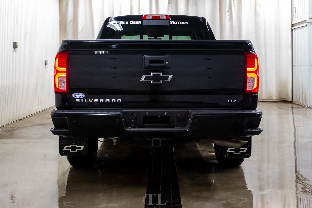 2018 Chevrolet Silverado 1500 4x4 Crew Cab LTZ Z71 Leather Roof Nav BCam Red Deer AB