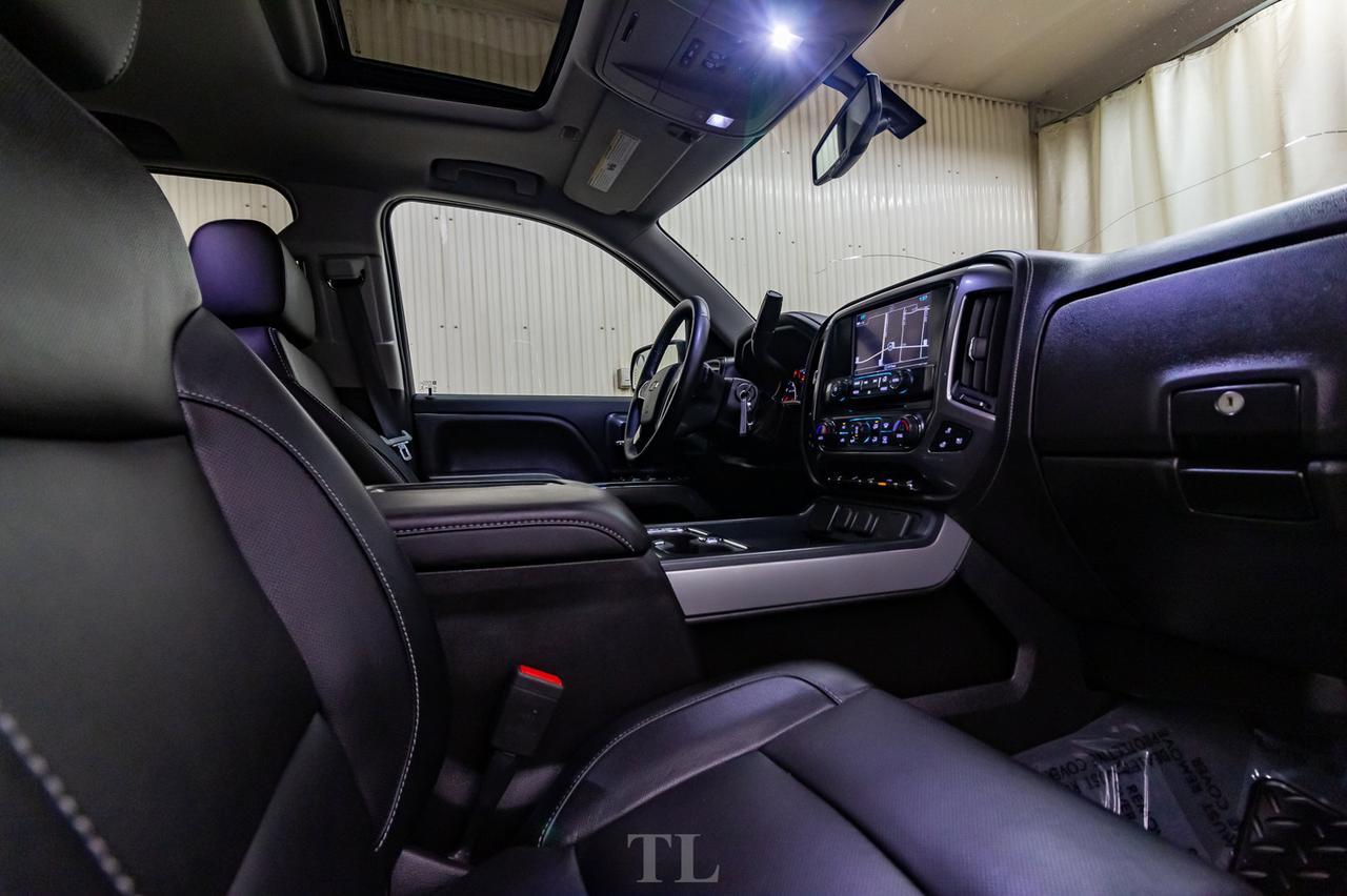 2018 Chevrolet Silverado 1500 4x4 Crew Cab LTZ Z71 Leather Roof Nav BCam Red Deer AB