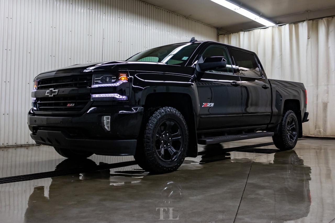2018 Chevrolet Silverado 1500 4x4 Crew Cab LTZ Z71 Leather Roof Nav BCam Red Deer AB