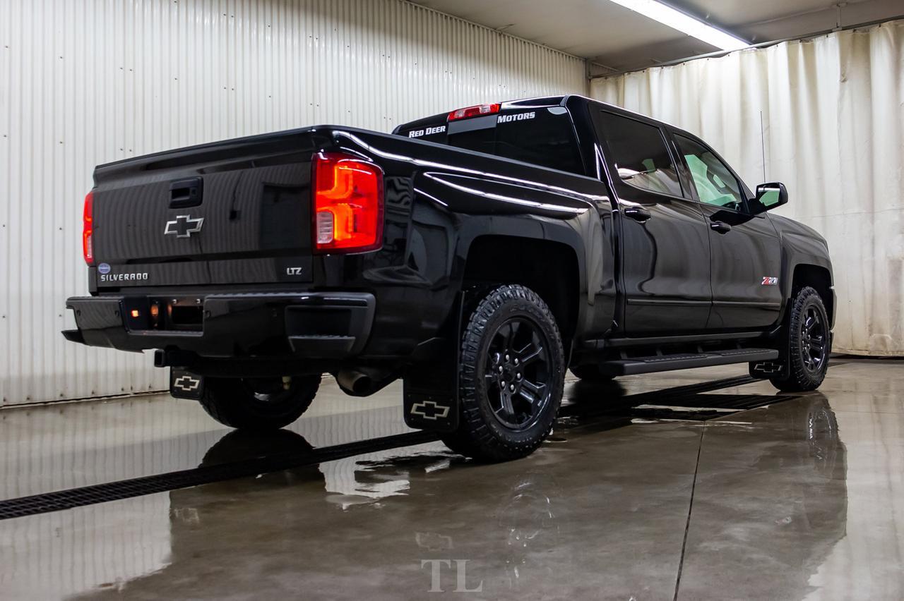 2018 Chevrolet Silverado 1500 4x4 Crew Cab LTZ Z71 Leather Roof Nav BCam Red Deer AB