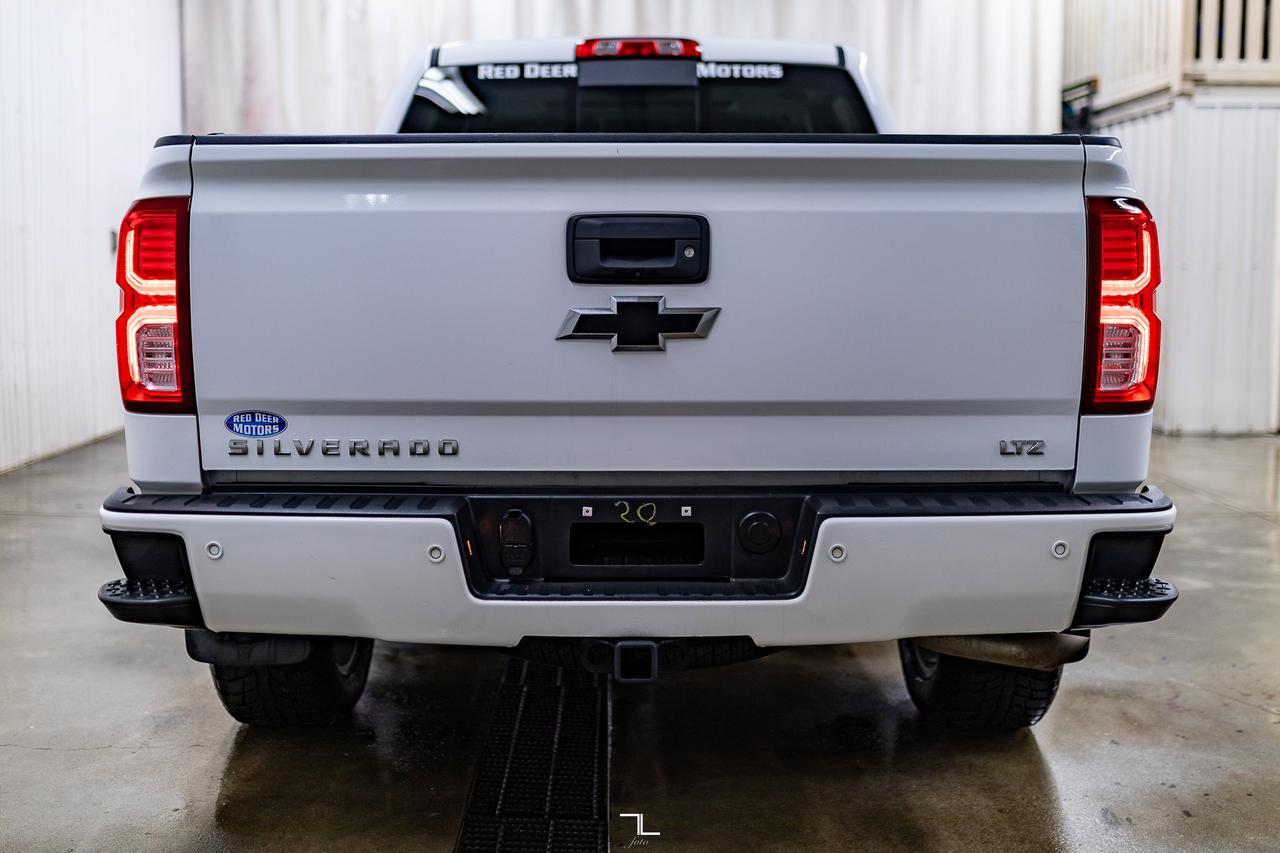 2018 Chevrolet Silverado 1500 4x4 Crew Cab LTZ Z71 Leather Roof Nav BCam Red Deer AB