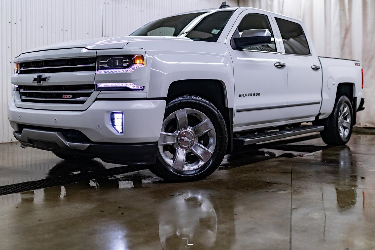 2018 Chevrolet Silverado 1500 4x4 Crew Cab LTZ Z71 Leather Roof Nav BCam Red Deer AB