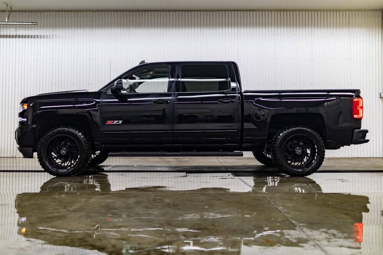 2018 Chevrolet Silverado 1500 4x4 Crew Cab LTZ Z71 Leather Roof Nav Red Deer AB