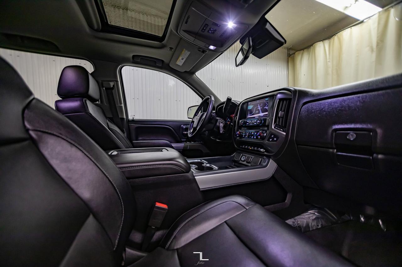 2018 Chevrolet Silverado 1500 4x4 Crew Cab LTZ Z71 Leather Roof Nav Red Deer AB