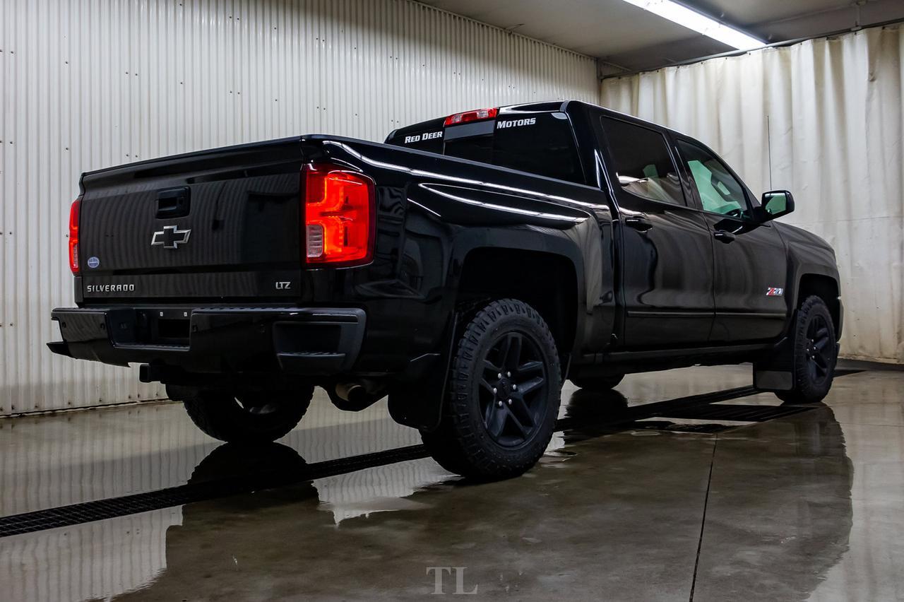 2018 Chevrolet Silverado 1500 4x4 Crew Cab LTZ Z71 Leather Roof Nav Red Deer AB