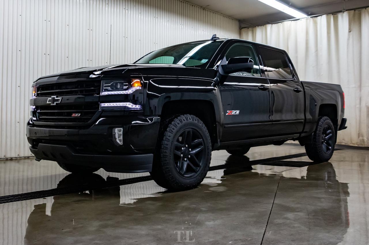 2018 Chevrolet Silverado 1500 4x4 Crew Cab LTZ Z71 Leather Roof Nav Red Deer AB