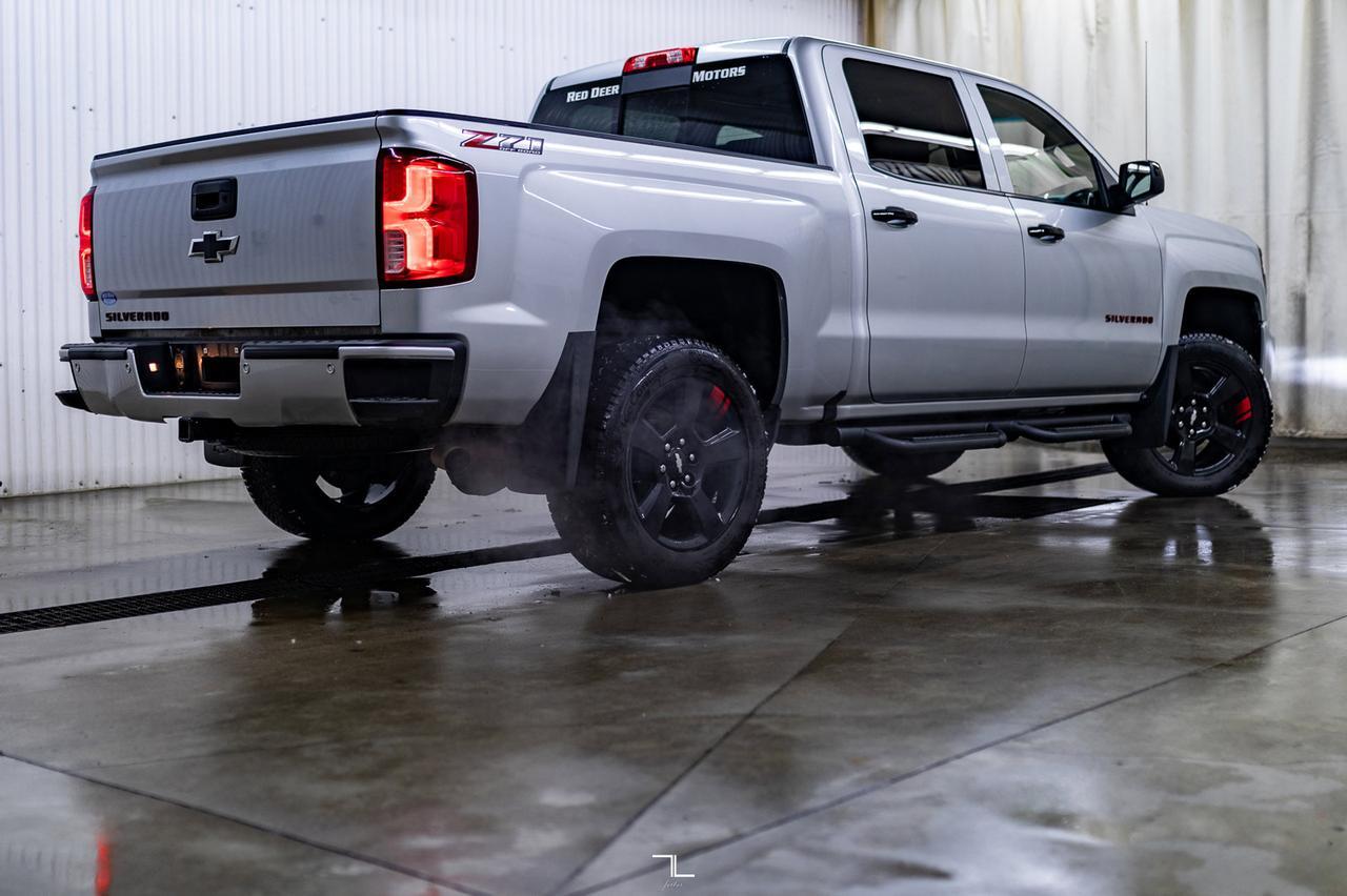 2018 Chevrolet Silverado 1500 4x4 Crew Cab LTZ Z71 Leather Roof Nav Red Deer AB