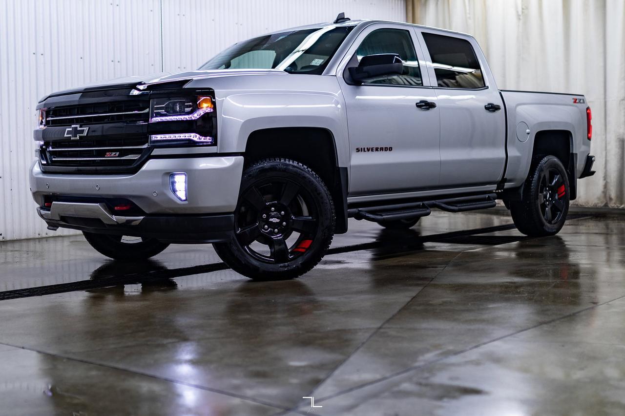 2018 Chevrolet Silverado 1500 4x4 Crew Cab LTZ Z71 Leather Roof Nav Red Deer AB