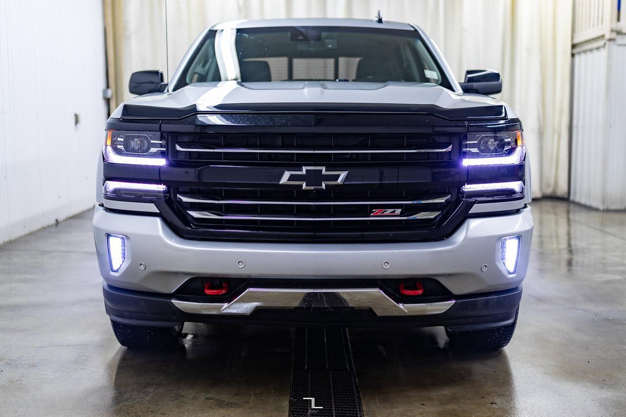 2018 Chevrolet Silverado 1500 4x4 Crew Cab LTZ Z71 Leather Roof Nav Red Deer AB