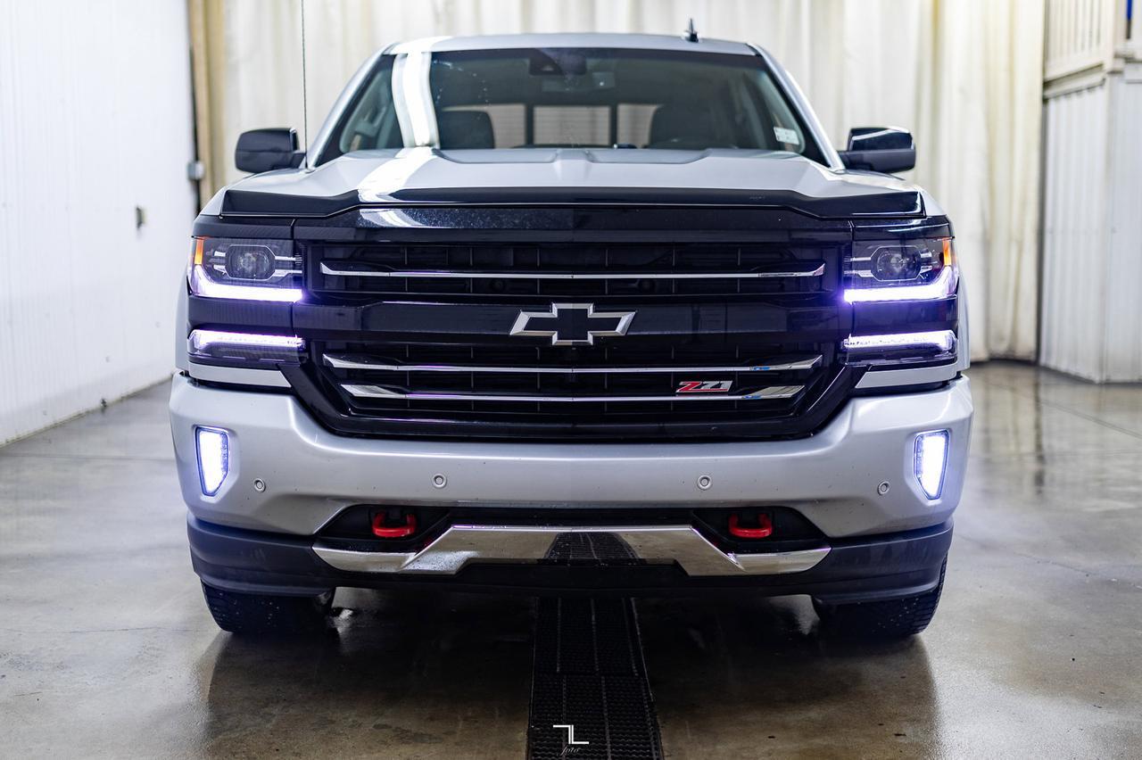 2018 Chevrolet Silverado 1500 4x4 Crew Cab LTZ Z71 Leather Roof Nav Red Deer AB