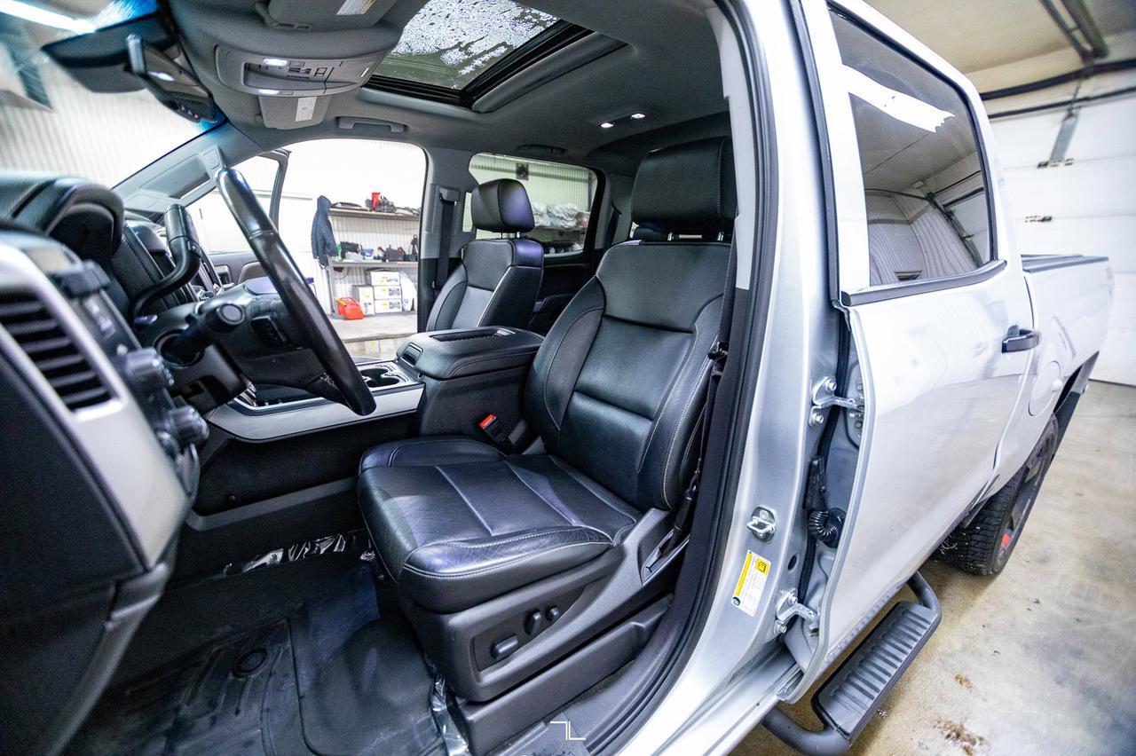 2018 Chevrolet Silverado 1500 4x4 Crew Cab LTZ Z71 Leather Roof Nav Red Deer AB