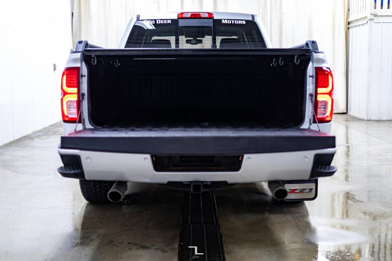 2018 Chevrolet Silverado 1500 4x4 Crew Cab LTZ Z71 Leather Roof Nav Red Deer AB