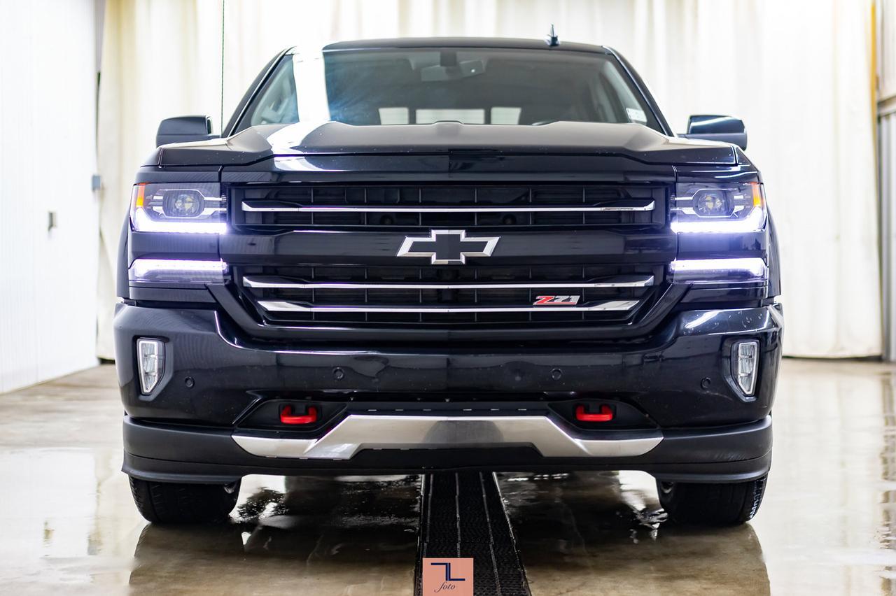 2018 Chevrolet Silverado 1500 4x4 Crew Cab LTZ Z71 Longbox Leather Roof BCam Red Deer AB