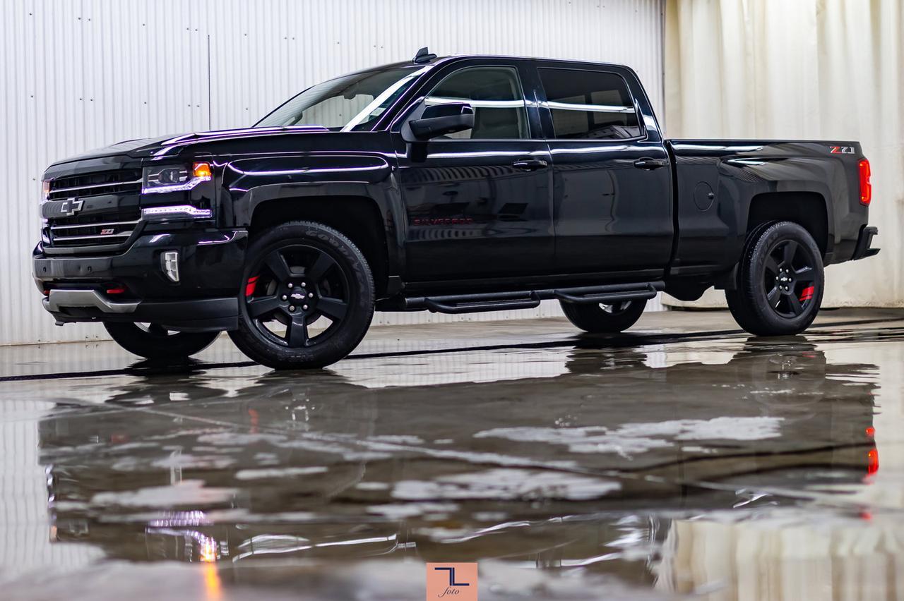 2018 Chevrolet Silverado 1500 4x4 Crew Cab LTZ Z71 Longbox Leather Roof BCam Red Deer AB