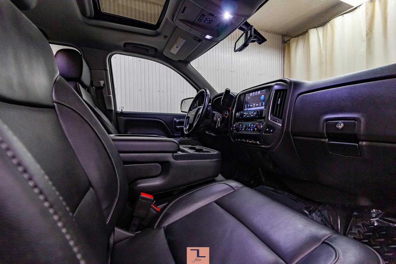 2018 Chevrolet Silverado 1500 4x4 Crew Cab LTZ Z71 Longbox Leather Roof BCam Red Deer AB