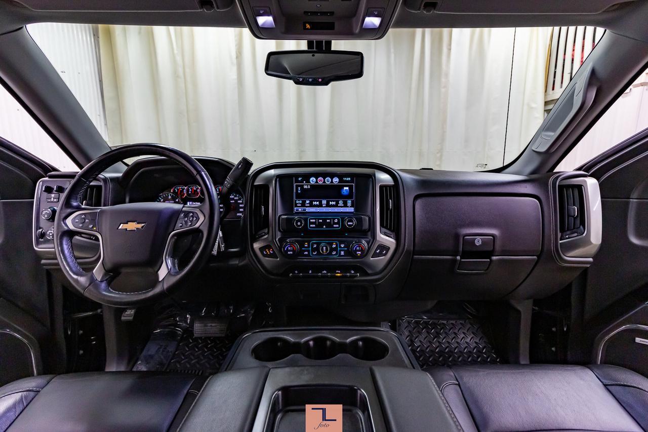 2018 Chevrolet Silverado 1500 4x4 Crew Cab LTZ Z71 Longbox Leather Roof BCam Red Deer AB