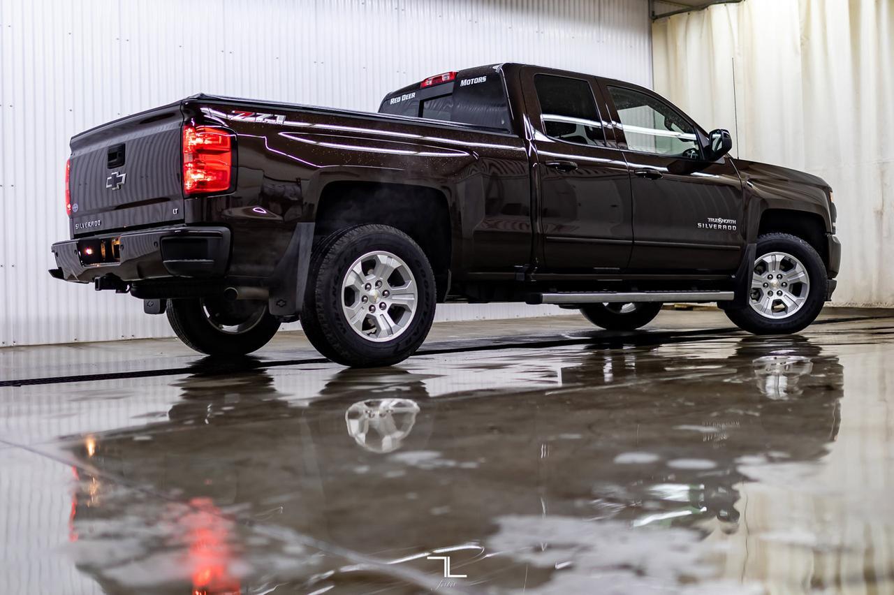 2018 Chevrolet Silverado 1500 4x4 Double Cab LT Z71 True North Leather BCam Red Deer AB