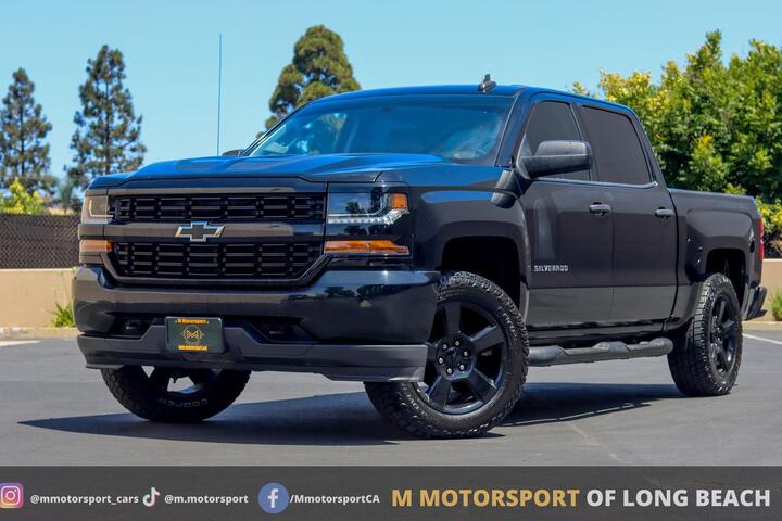 2018 Chevrolet Silverado 1500 Crew Cab Custom Pickup 4D 5 3/4 ft Long Beach CA