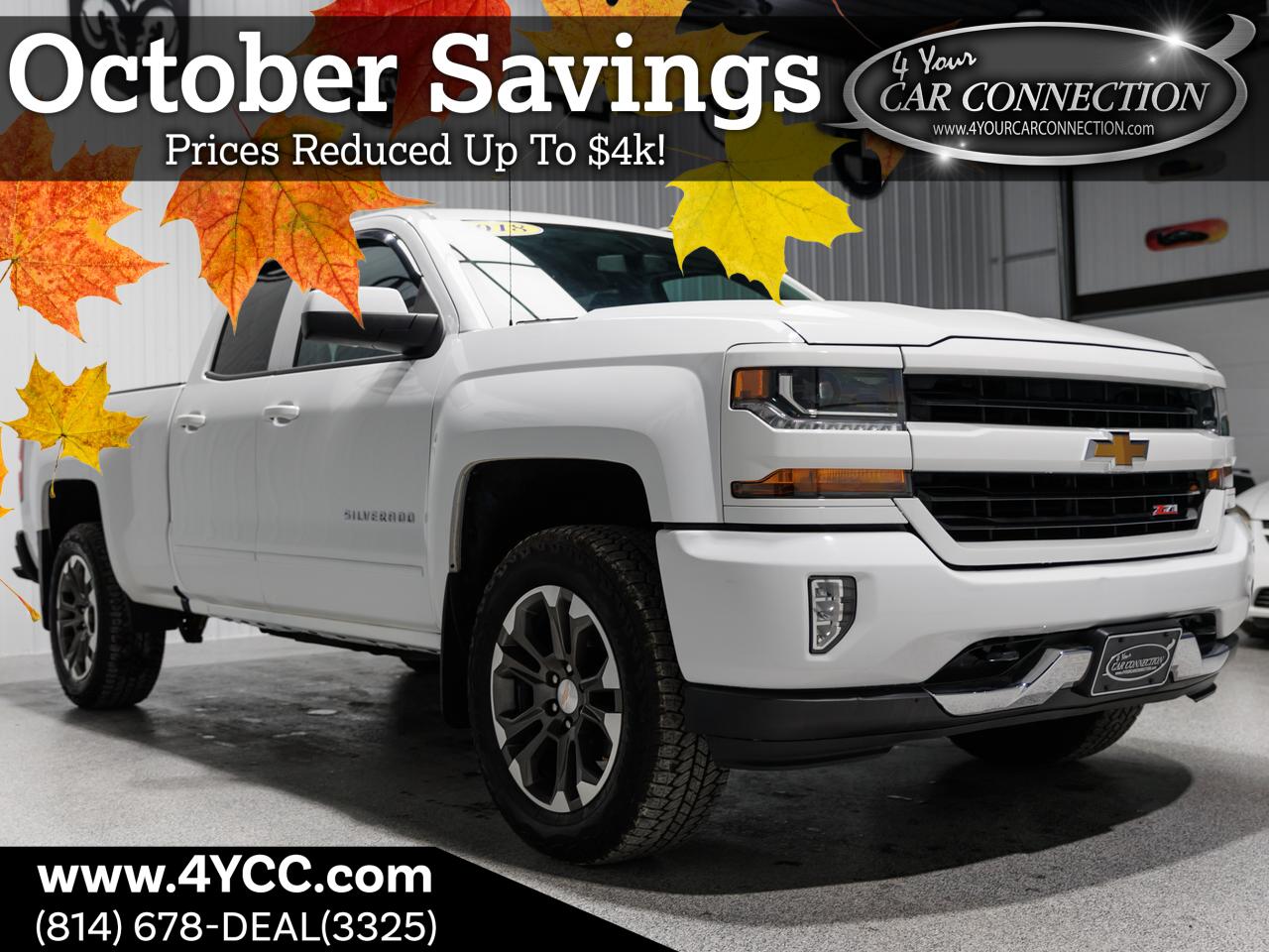 2018 Chevrolet Silverado 1500 Ext. Cab LT 4WD