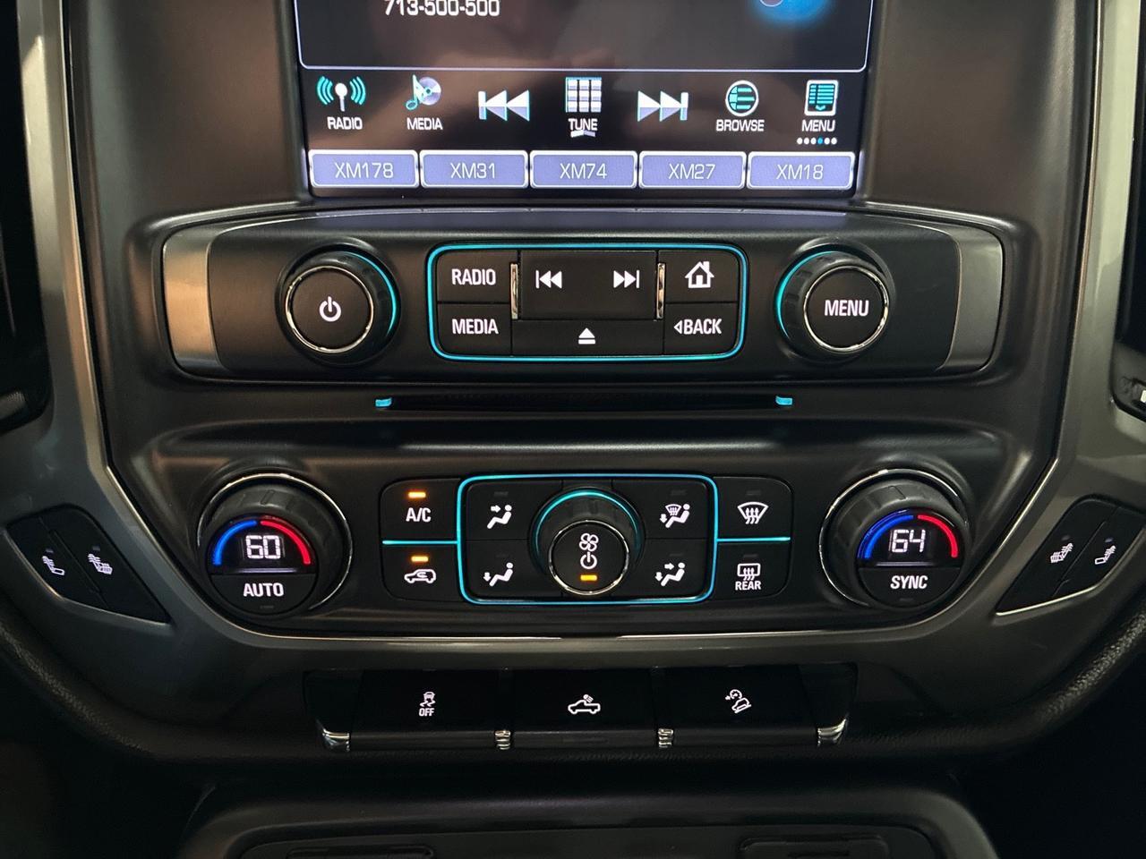 2018 Chevrolet Silverado 1500 LT, 4x4, 5.3L V8, Bucket Seats, Texas Edition, Leveling Kit Houston TX