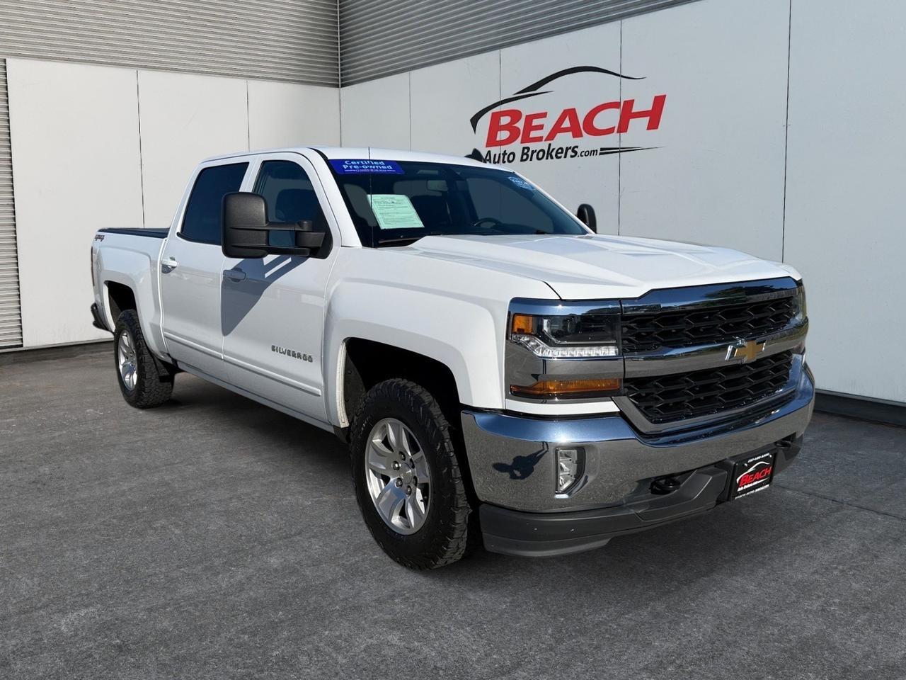2018 Chevrolet Silverado 1500 LT, BLUETOOTH, TONNEAU COVER, BED LINER, TOW PACKAGE, POWER MIRRORS, TOW HOOKS, ONLY 1 OWNER!