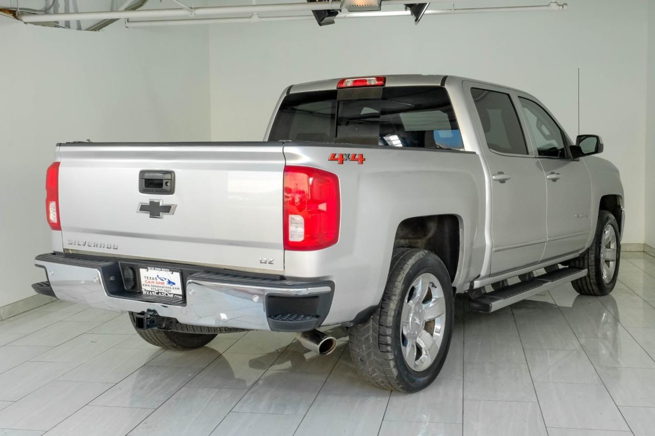 2018 Chevrolet Silverado 1500 LTZ CREW CAB 4WD AUTOMATIC LEATHER HEATED AND COOLED SEATS REAR Carrollton TX