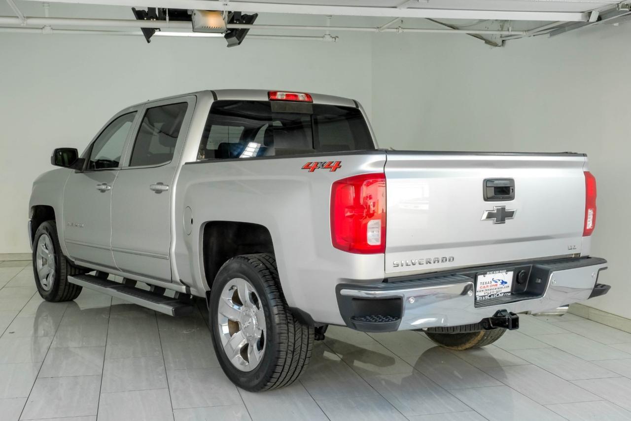 2018 Chevrolet Silverado 1500 LTZ CREW CAB 4WD AUTOMATIC LEATHER HEATED AND COOLED SEATS REAR Carrollton TX