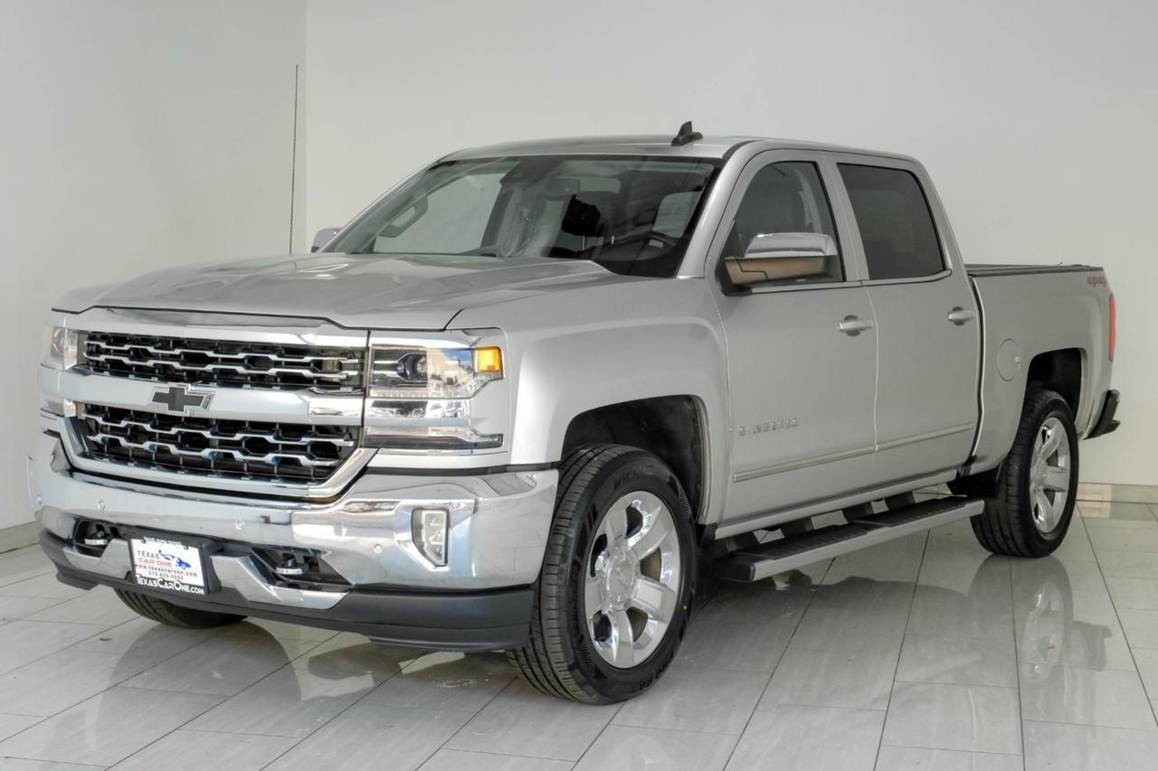 2018 Chevrolet Silverado 1500 LTZ CREW CAB 4WD AUTOMATIC LEATHER HEATED AND COOLED SEATS REAR Carrollton TX