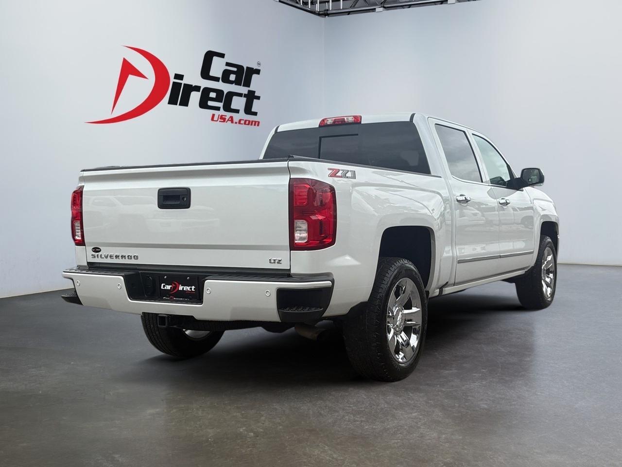2018 Chevrolet Silverado 1500 LTZ CREW CAB 4X4 6.2L V8, LANE KEEP ASSIST, BLIND SPOT ALERT, HEATED & VENTILATED SEATS, NAVIGATION, TOW PACKAGE, REAR POWER SLIDING WINDOW, SUNROOF, BACKUP CAMERA, LOW MILEAGE, CLEAN CERTIFIED CARFAX, COME SEE THIS CHEVY TODAY! Virginia Beach VA