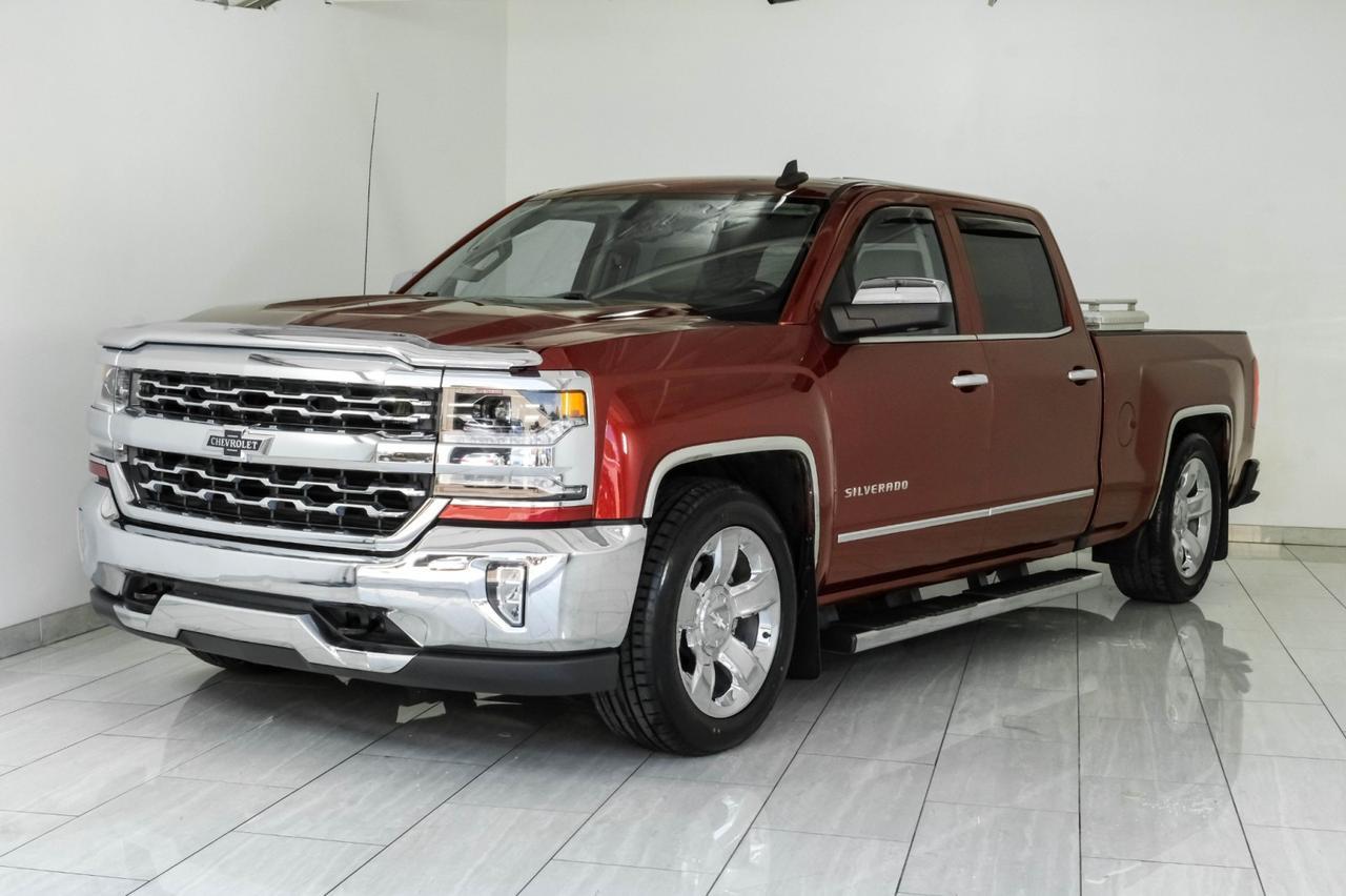 2018 Chevrolet Silverado 1500 LTZ CREW CAB SPORT PKG LEATHER SEATS REAR CAMERA BOSE SOUND RUNNING BOARDS TOW HITCH Carrollton TX