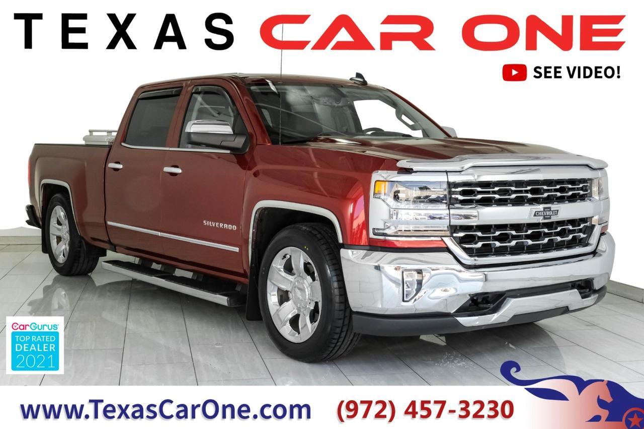 2018 Chevrolet Silverado 1500 LTZ CREW CAB SPORT PKG LEATHER SEATS REAR CAMERA BOSE SOUND RUNNING BOARDS TOW HITCH Carrollton TX