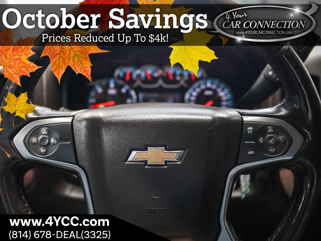 2018 Chevrolet Silverado 1500 LTZ Extended Cab 4WD Cranberry PA