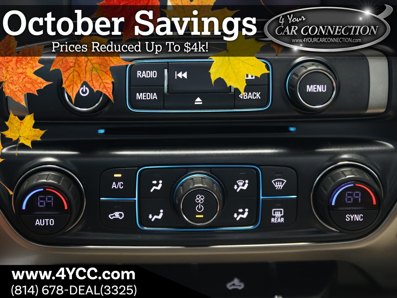 2018 Chevrolet Silverado 1500 LTZ Extended Cab 4WD Cranberry PA