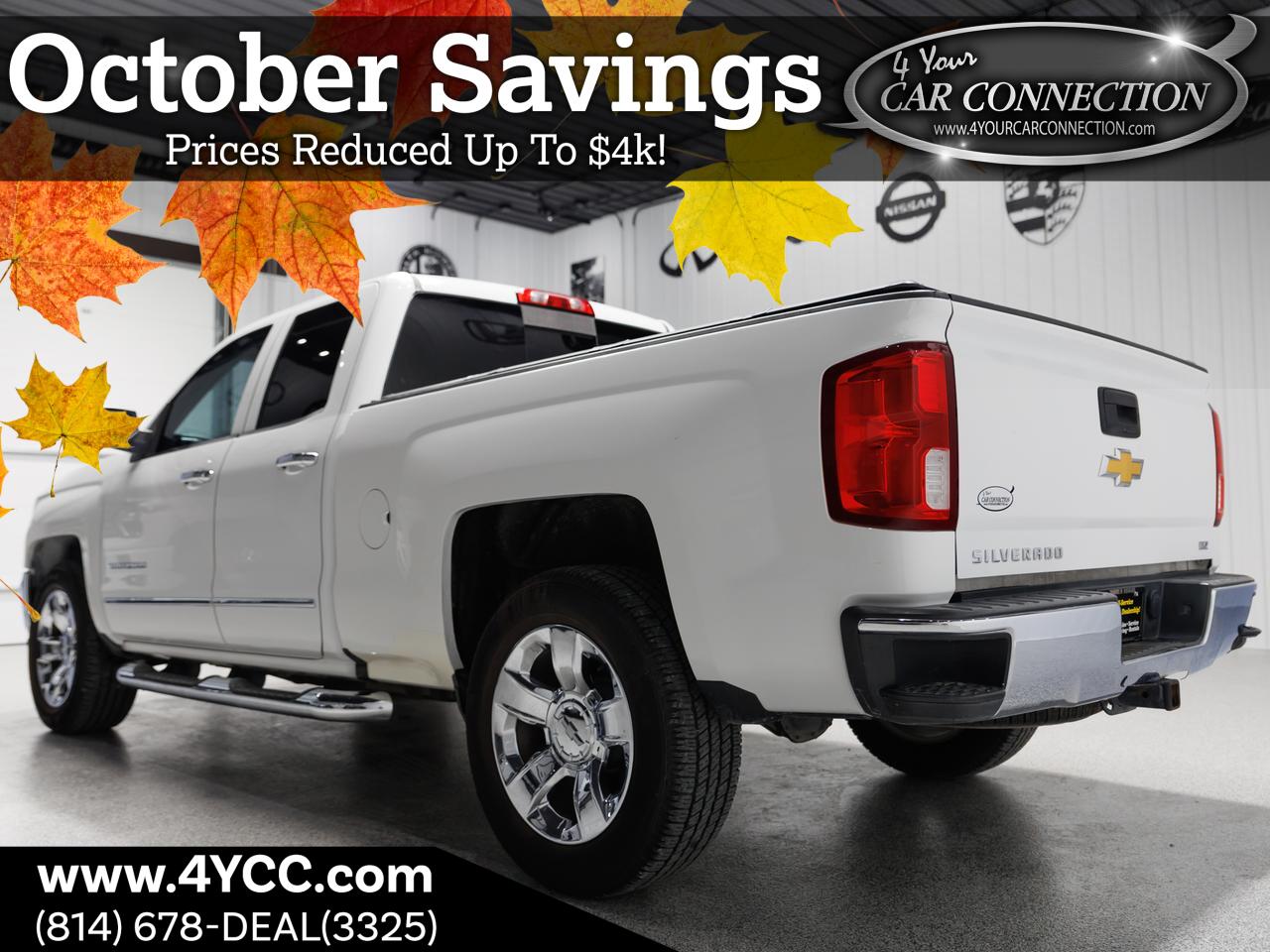 2018 Chevrolet Silverado 1500 LTZ Extended Cab 4WD Cranberry PA