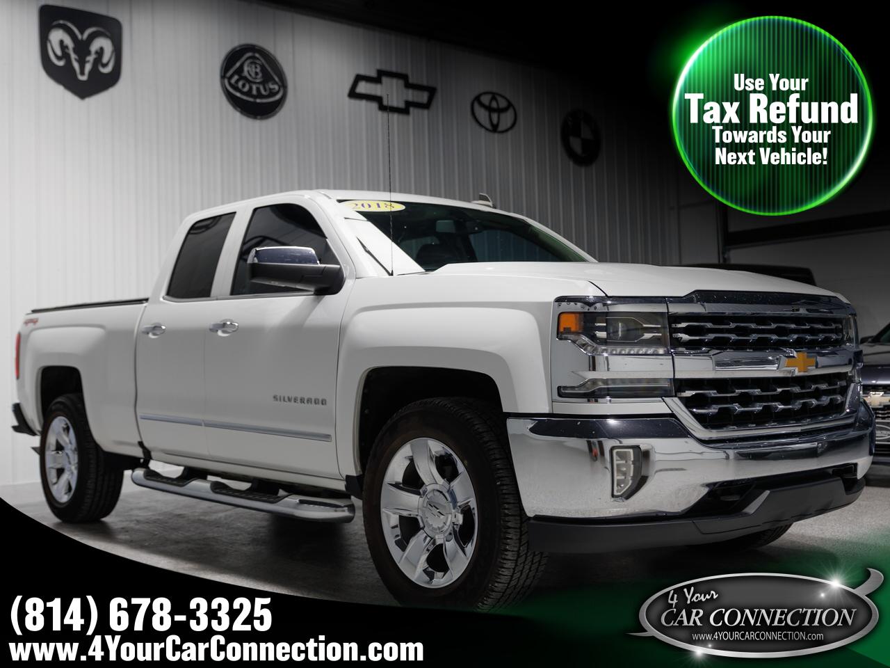2018 Chevrolet Silverado 1500 LTZ Extended Cab 4WD