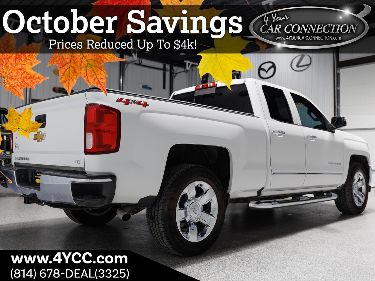 2018 Chevrolet Silverado 1500 LTZ Extended Cab 4WD Cranberry PA