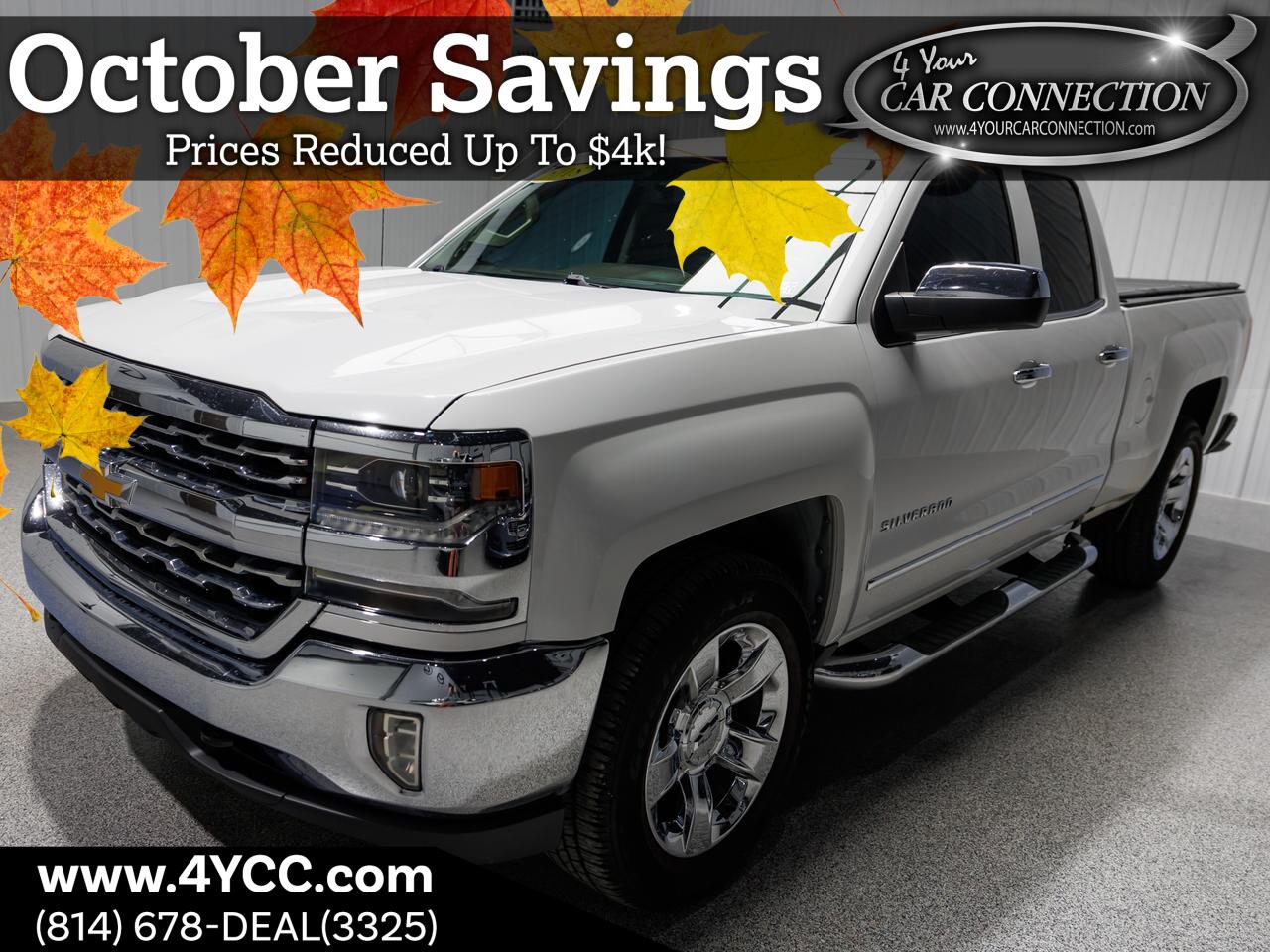2018 Chevrolet Silverado 1500 LTZ Extended Cab 4WD Cranberry PA