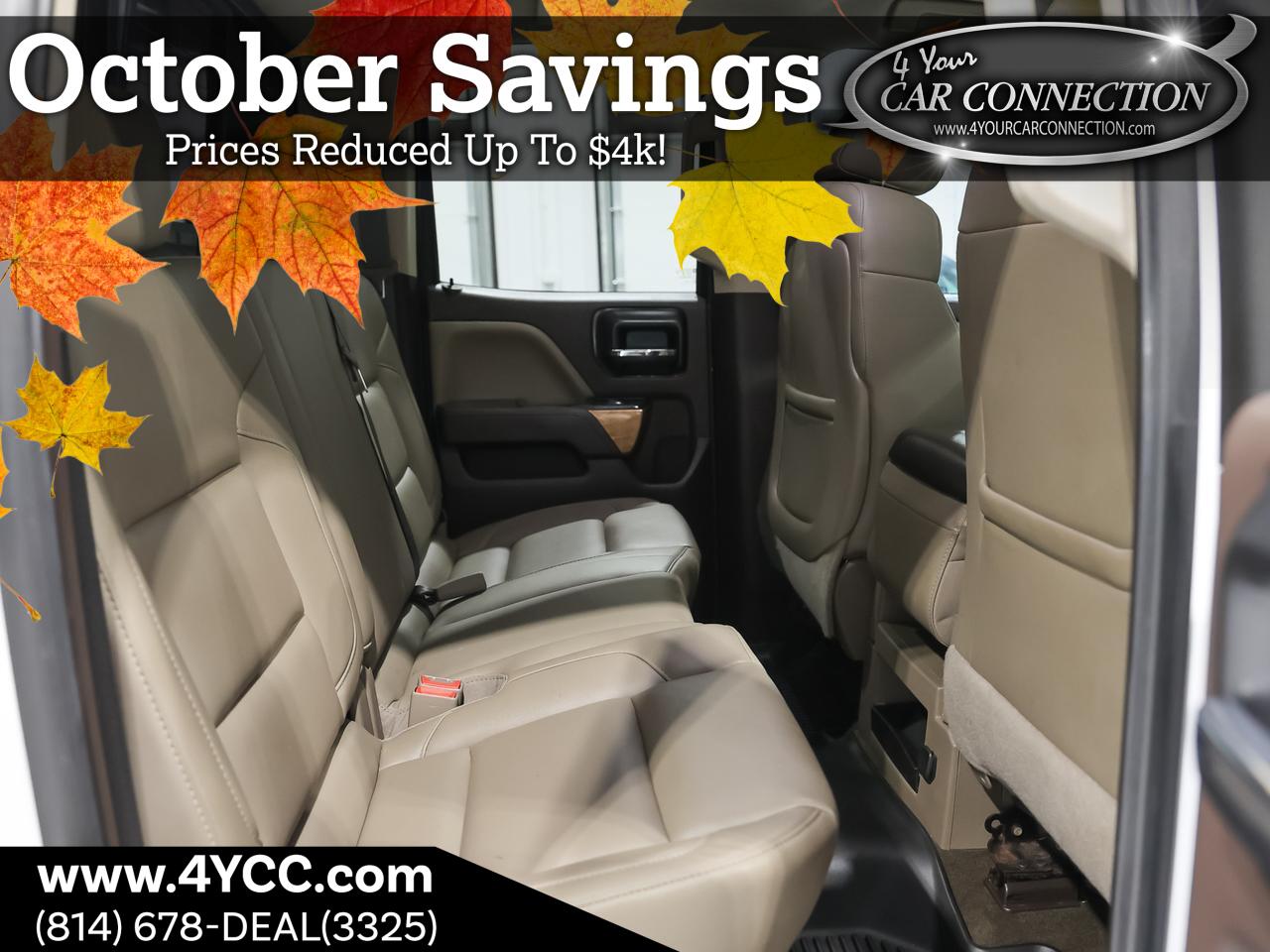 2018 Chevrolet Silverado 1500 LTZ Extended Cab 4WD Cranberry PA