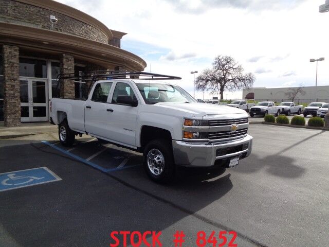 2018 Chevrolet Silverado 2500HD ~ Crew Cab ~ 4x4 ~ Rack ~ Only 76K Miles! Rocklin CA