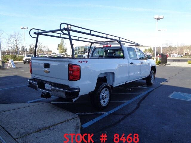 2018 Chevrolet Silverado 2500HD ~ Crew Cab ~ 4x4 ~ Rack ~ Only 79K Miles! Rocklin CA