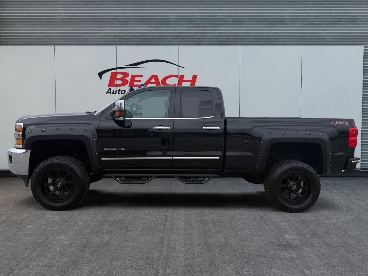 2018 Chevrolet Silverado 2500HD LTZ, HEATED/VENTILATED SEATS, UNIVERSAL GARAGE DOOR OPENER, POWER FOLDING MIRRORS, WIFI, BLUETOOTH, NAVIGATION, RUNNING BOARDS, BACKUP CAMERA, BOSE SPEAKERS. ALL WEATHER FLOOR MATS, TOW HOOKS, TOW PACKAGE, CLEAN CARFAX!