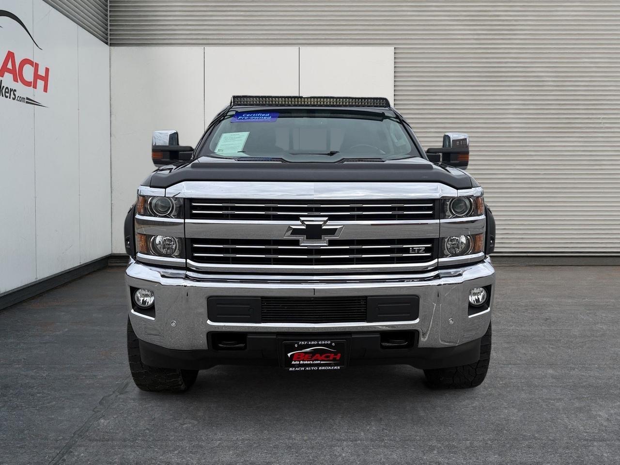 2018 Chevrolet Silverado 2500HD LTZ, HEATED/VENTILATED SEATS, UNIVERSAL GARAGE DOOR OPENER, POWER FOLDING MIRRORS, WIFI, BLUETOOTH, NAVIGATION, RUNNING BOARDS, BACKUP CAMERA, BOSE SPEAKERS. ALL WEATHER FLOOR MATS, TOW HOOKS, TOW PACKAGE, CLEAN CARFAX! Norfolk VA